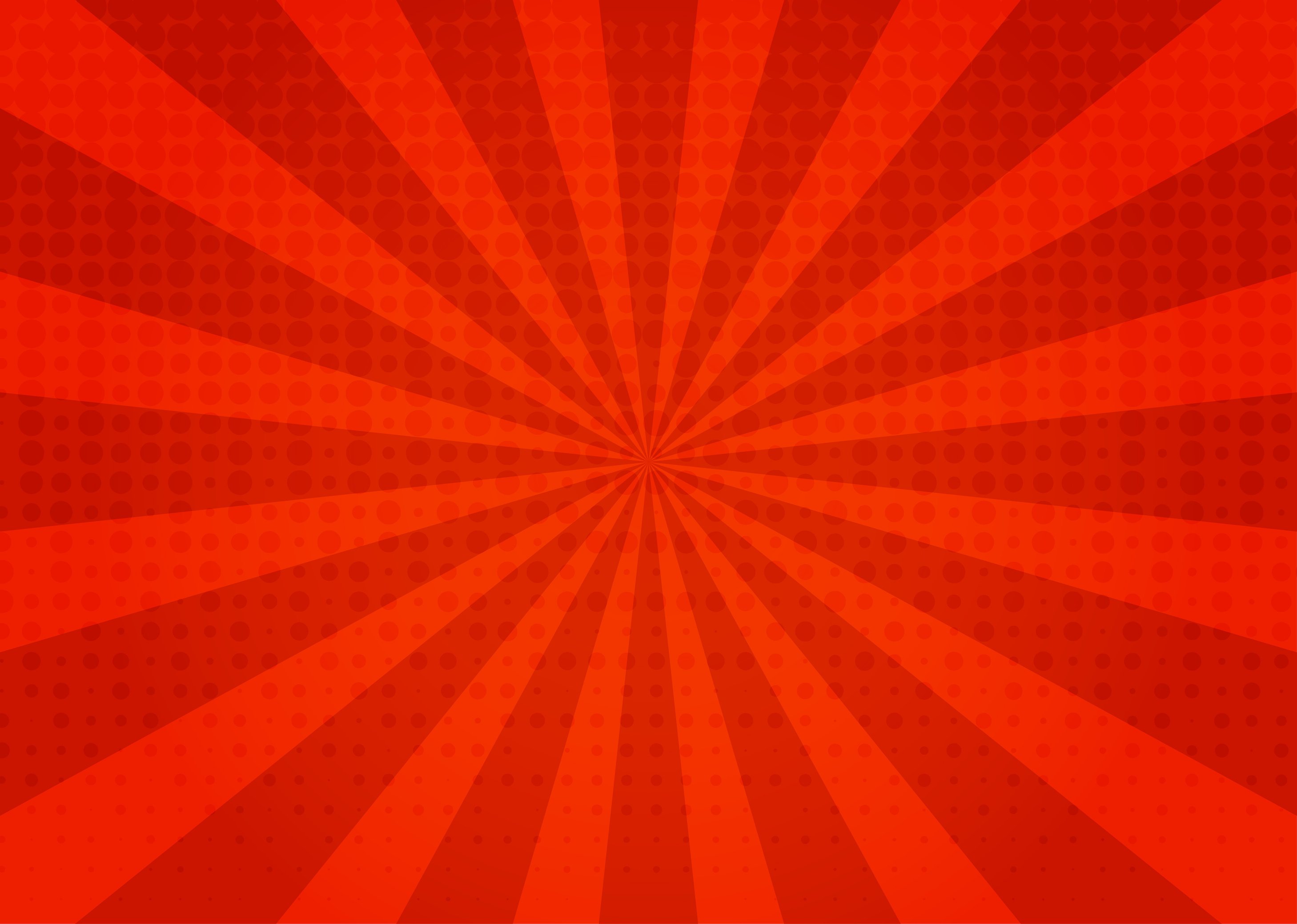 comic red background.