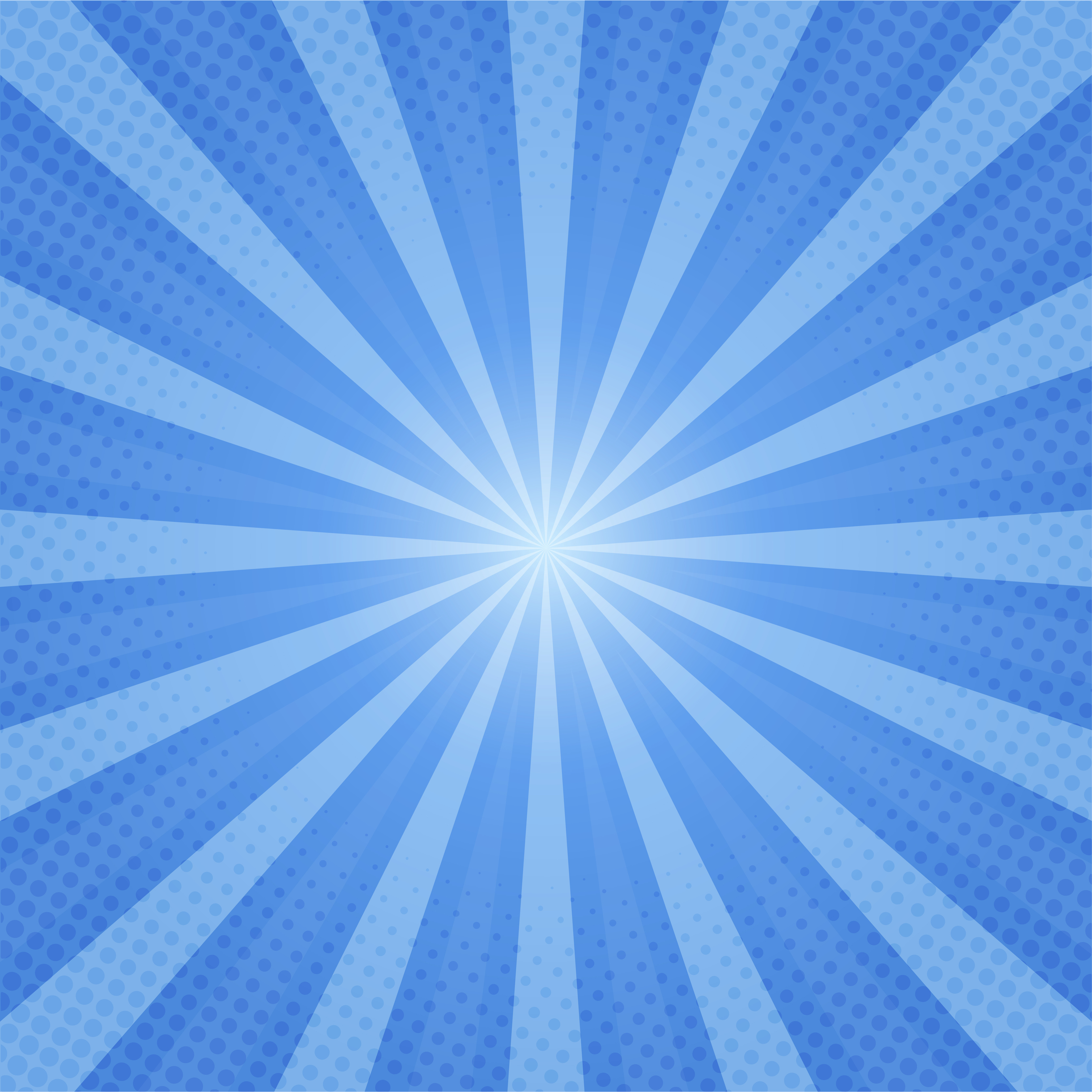 Blue Sunburst Background